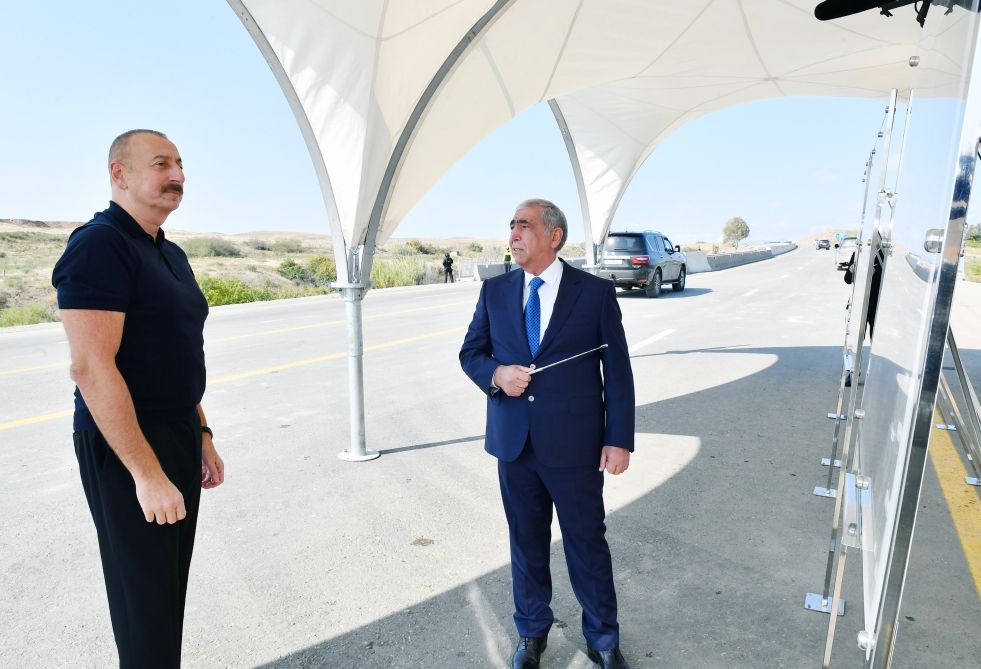 Shukurbayli-Jabrayil section of Shukurbayli-Jabrayil-Hadrut highway inaugurated [PHOTO/VIDEO]