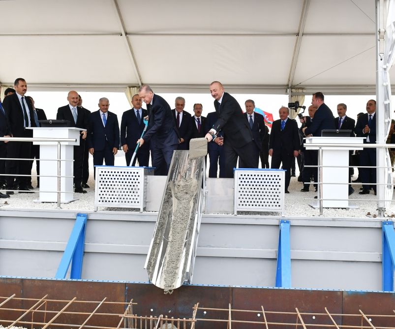 Azerbaijani, Turkish presidents laid foundation stone for Gumlag railway station in Jabrayil [PHOTO/VIDEO]