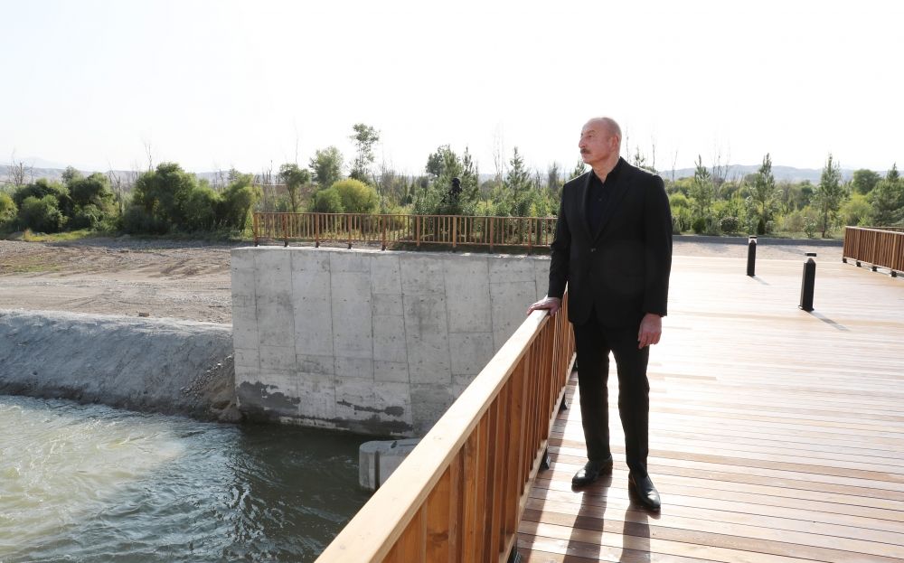 Archimedes screw turbine Hydro Power Plant launched in Zangilan [PHOTO/VIDEO]
