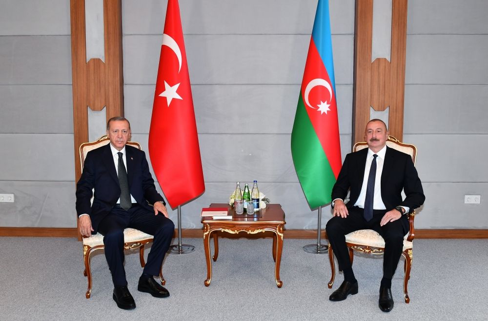 Azerbaijani, Turkish presidents held one-on-one meeting in Jabrayil city [PHOTO]