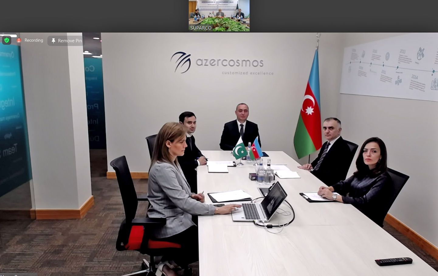 Azerbaijan, Pakistan ink MoU on cooperation in space sector [PHOTO]
