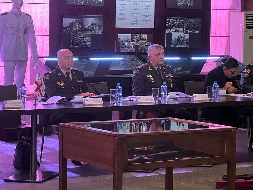 Azerbaijani National Defense University leadership attends NATO conference in Georgia [PHOTO]