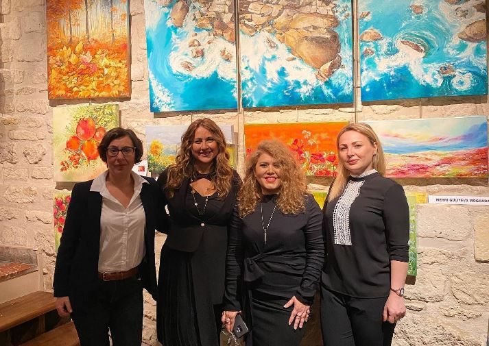 Azerbaijani artist represents country at Business Art Fair [PHOTO]