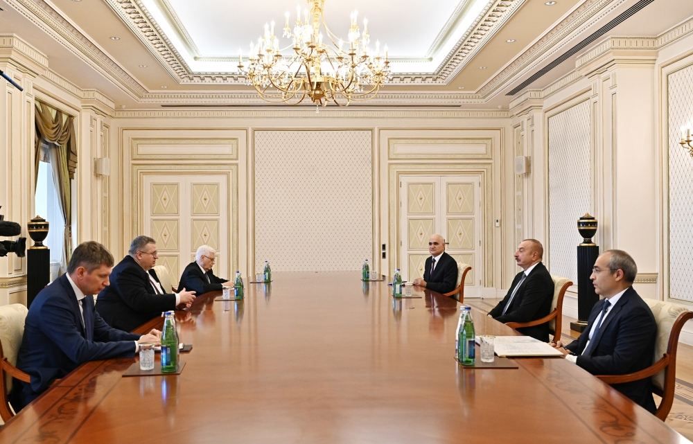 Azerbaijani president receives Russian deputy premier [UPDATE]