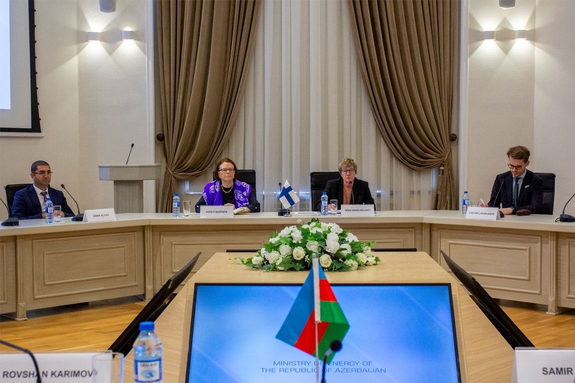 Azerbaijan, Finland discuss development of energy cooperation [PHOTO] - Gallery Image