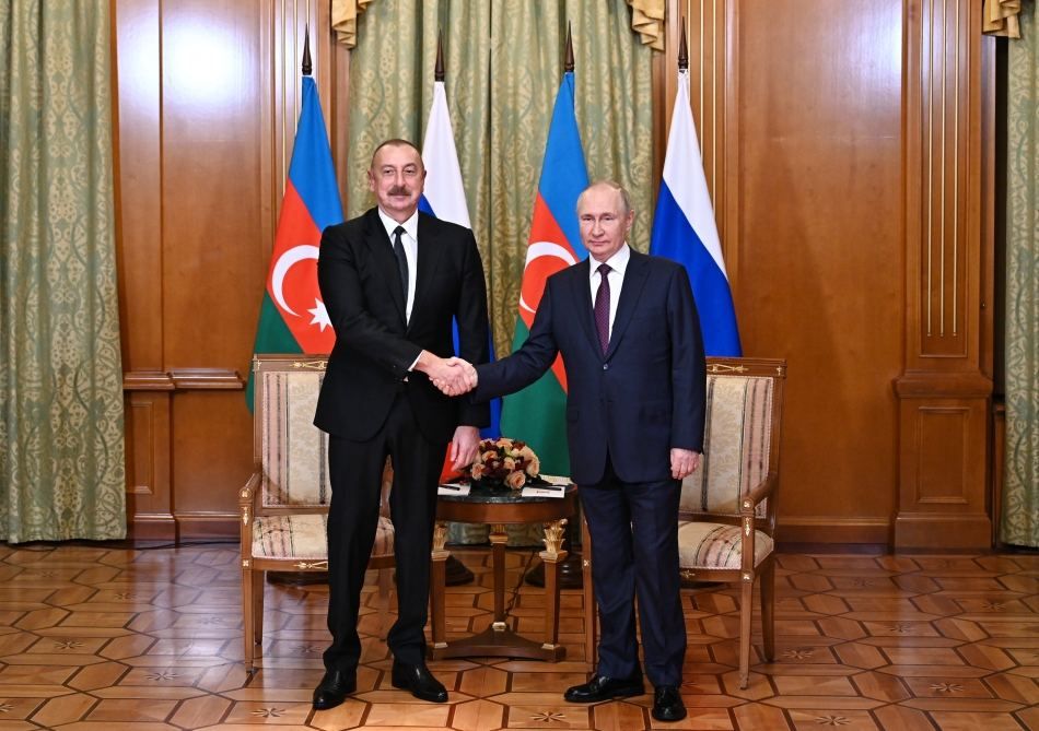 Bilateral meeting held between President of Azerbaijan Ilham Aliyev and President of Russia Vladimir Putin in Sochi [PHOTO/VIDEO]