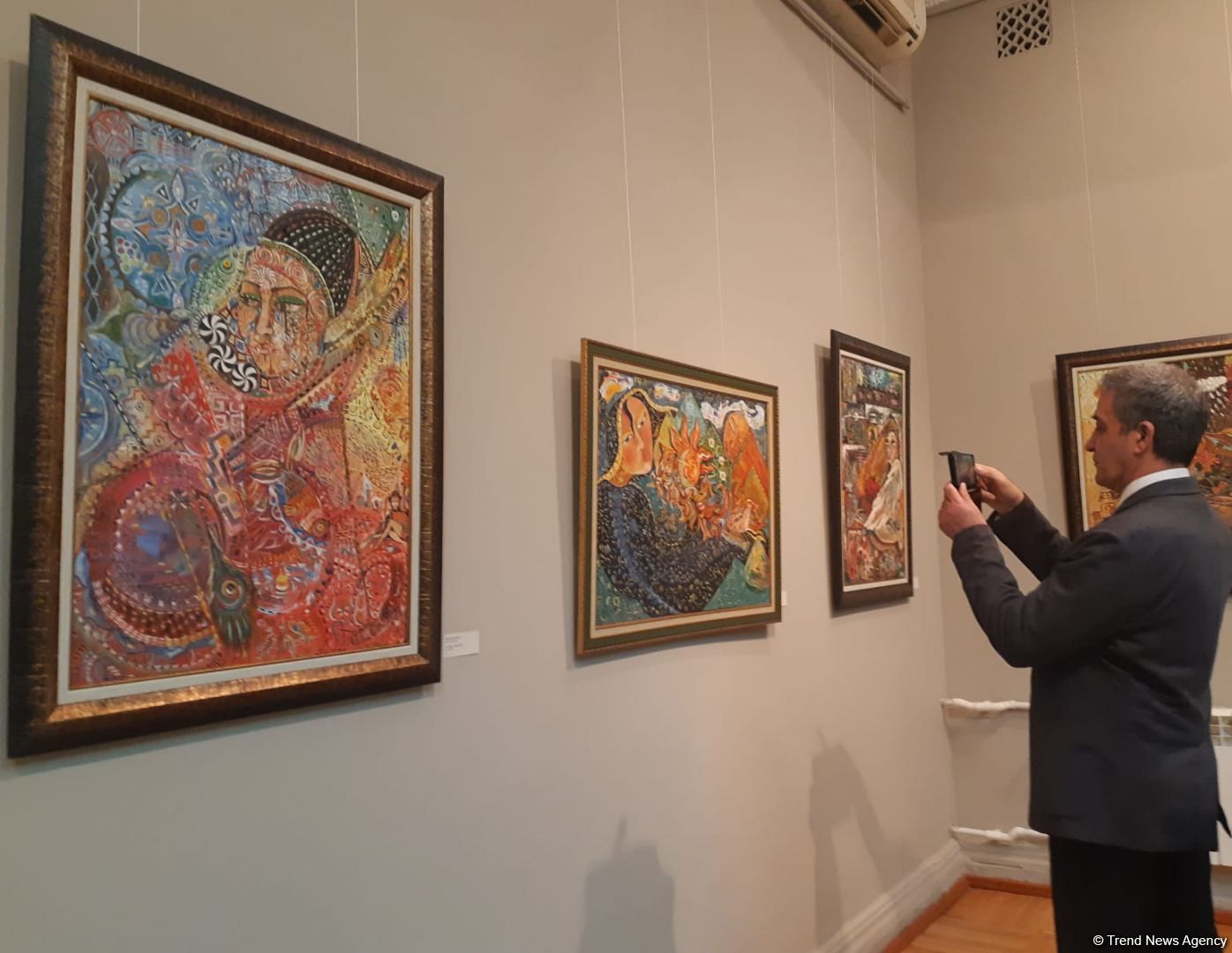 Solo exhibition of honored artist Ulviya Hamzayeva opens in Azerbaijani capital [PHOTO] - Gallery Image