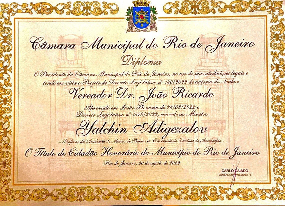 National composer becomes Rio de Janeiro's honorary citizen [PHOTO/VIDEO] - Gallery Image