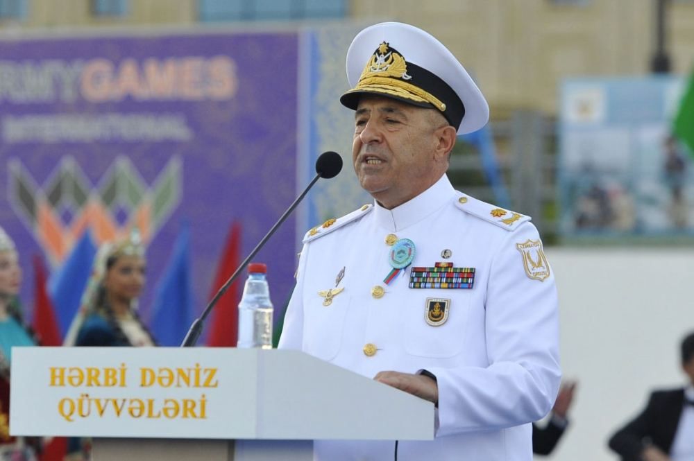 Azerbaijani rear admiral awarded rank of vice admiral