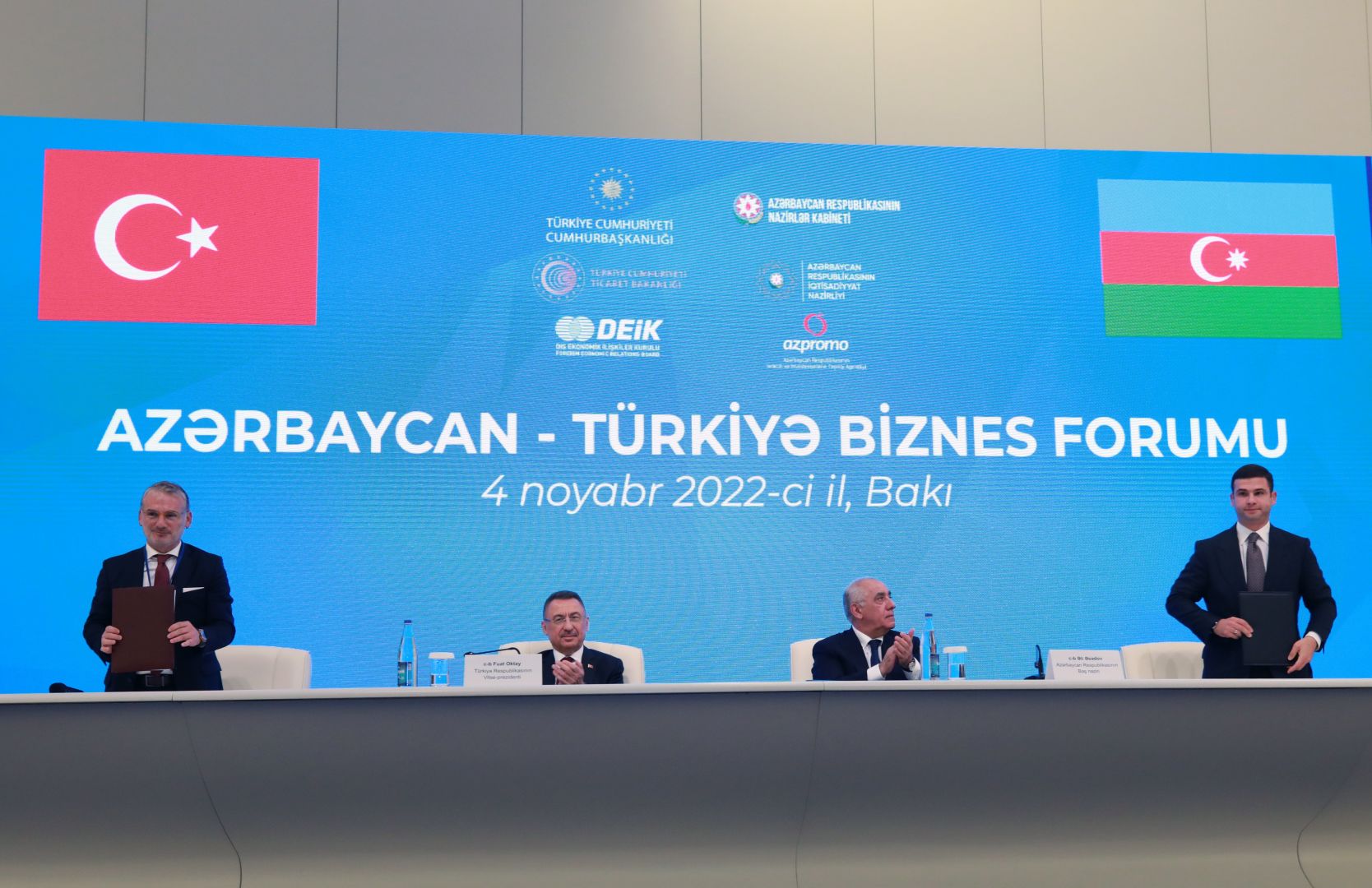 Azerbaijan, Turkiye ink various MoUs within business forum [PHOTO] - Gallery Image