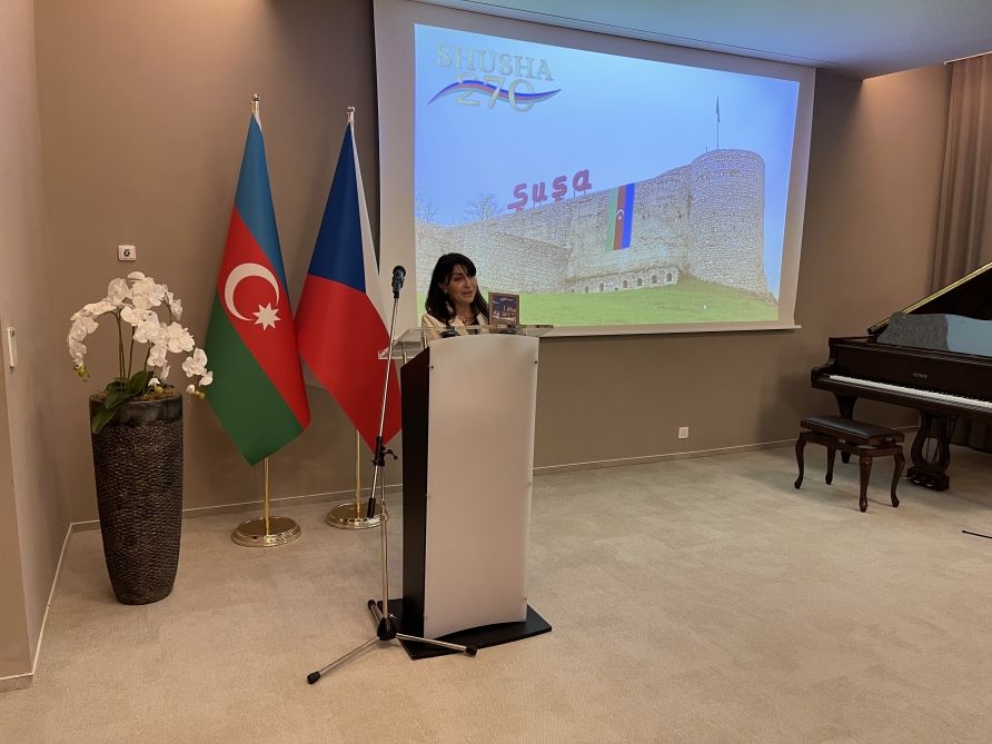 Azerbaijani embassy in Prague marks Victory Day [PHOTO] - Gallery Image