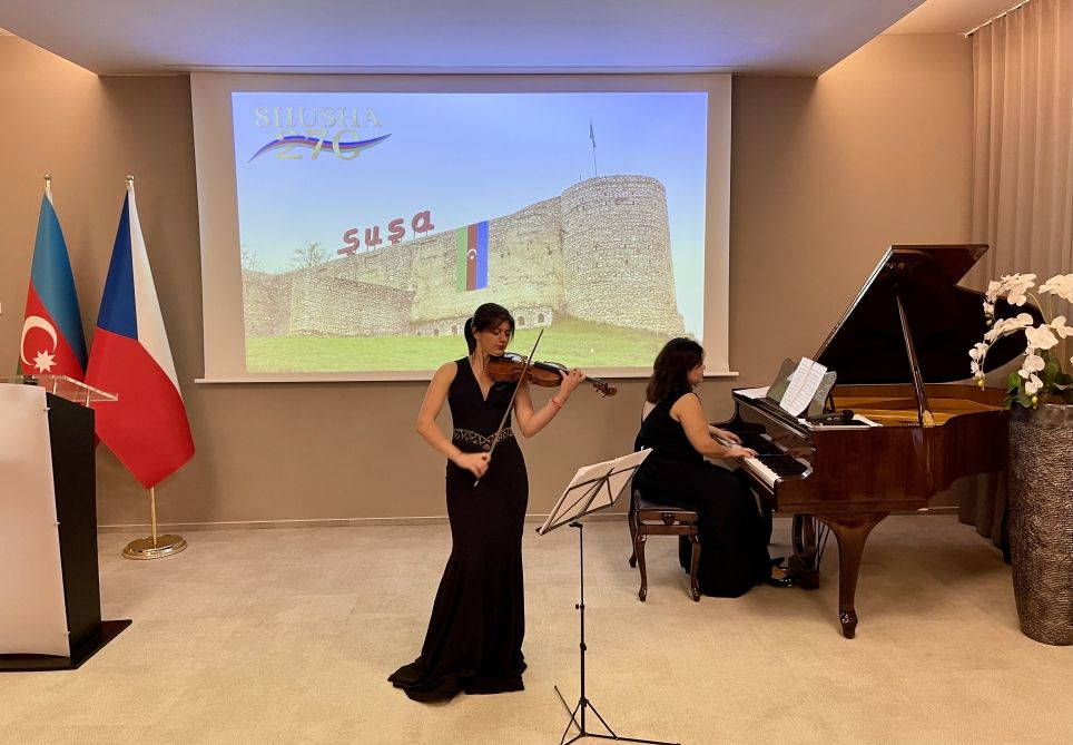 Azerbaijani embassy in Prague marks Victory Day [PHOTO]