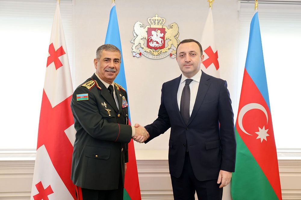 Zakir Hasanov & Georgian PM discuss regional military-political situation [PHOTO]