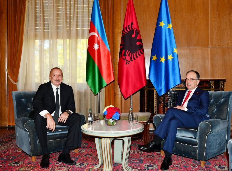 Azerbaijani, Albanian presidents hold one-on-one meeting [PHOTO/VIDEO]