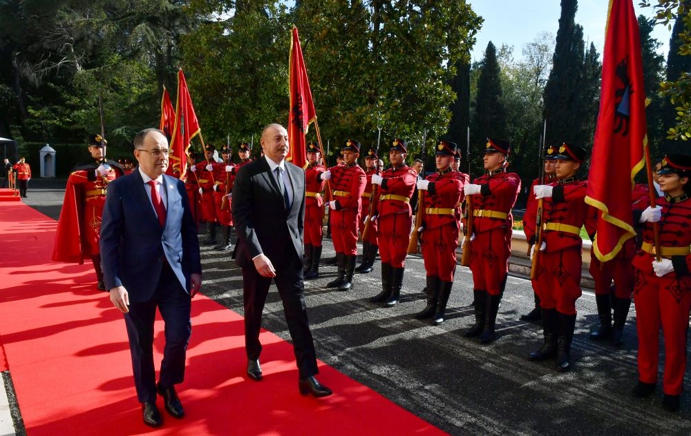 Tirana gives red-carpet welcome to President Ilham Aliyev [PHOTO/VIDEO]