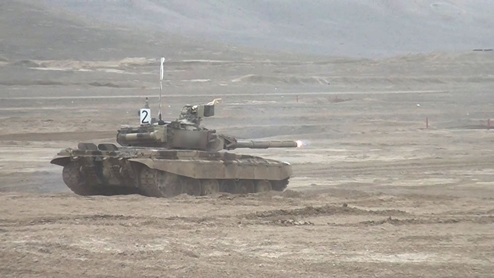 Azerbaijani land forces hold best tank company competition [VIDEO]