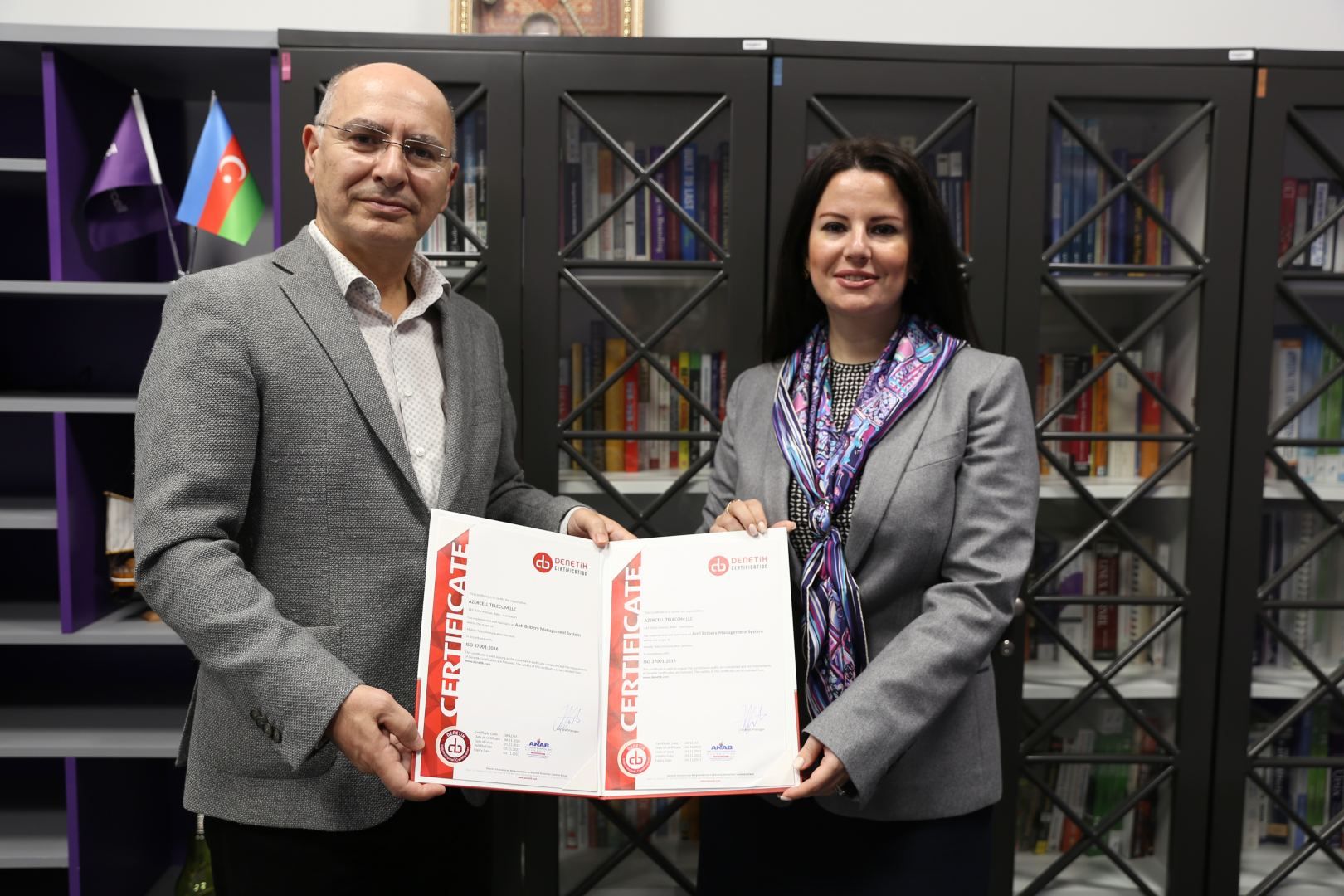 Azercell’s ISO 37001:2016 Anti-bribery Management Systems certificate has been successfully renewed [PHOTO]