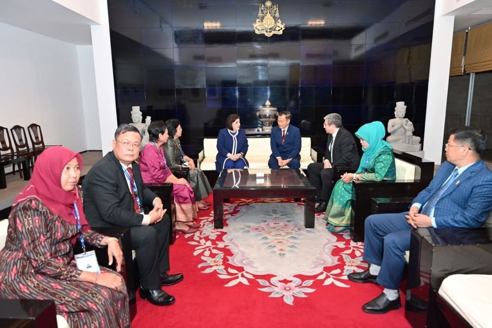 Azerbaijani Parliament Speaker visiting Cambodia [PHOTO]