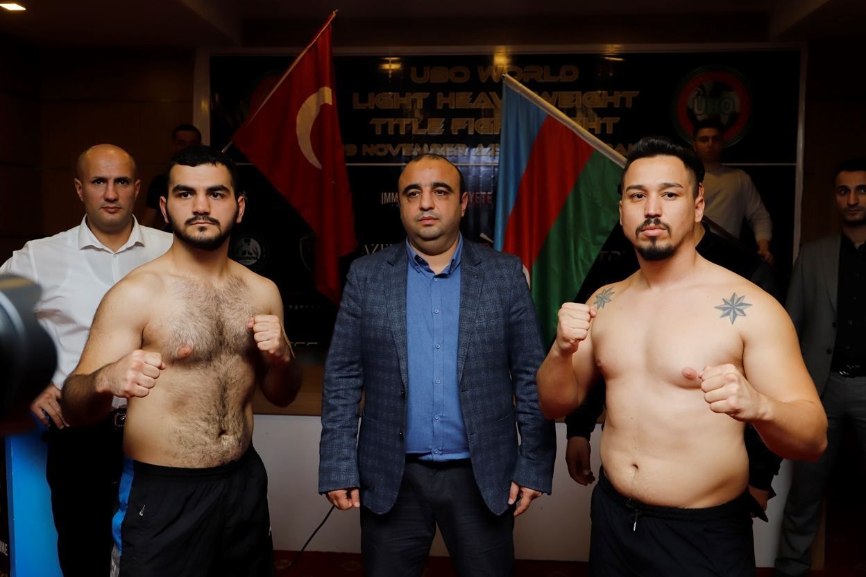 Press conference held in Baku within UBO World Light Heavyweight Title Fight Night [PHOTO] - Gallery Image