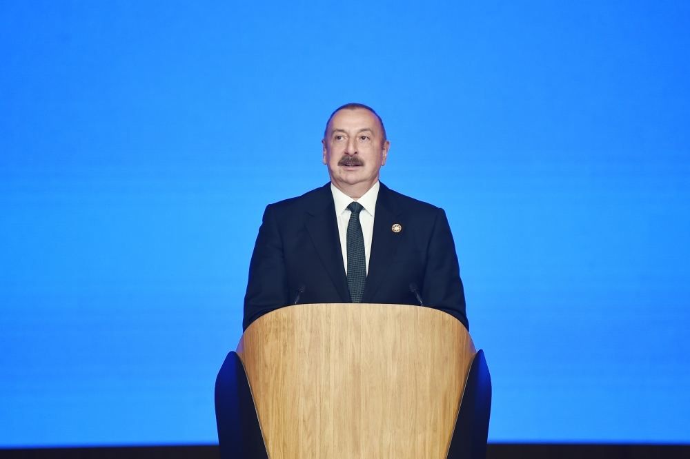 Aliyev on provocation against Azerbaijan at Francophonie Summit