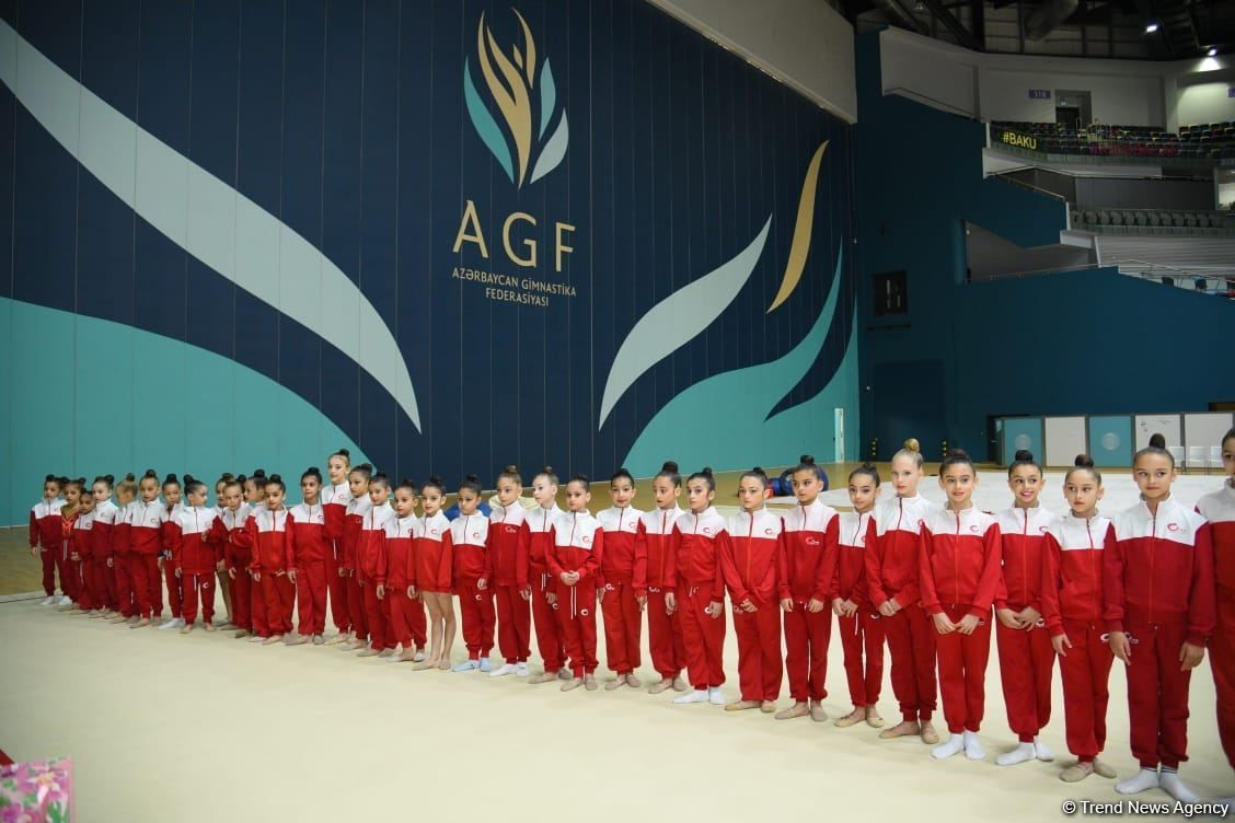 Gymnasts get ready for Ojag International Rhythmic Gymnastics Cup [PHOTO]