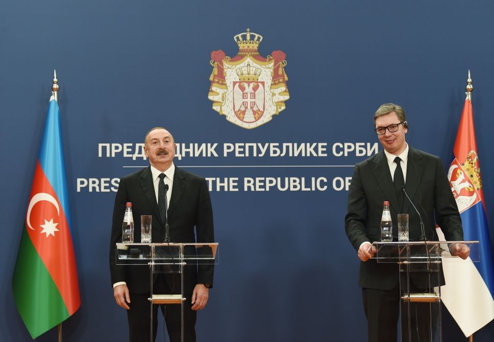 President Aliyev to Vucic: “We are strategic partners” & “our cooperation has strategic goals”
