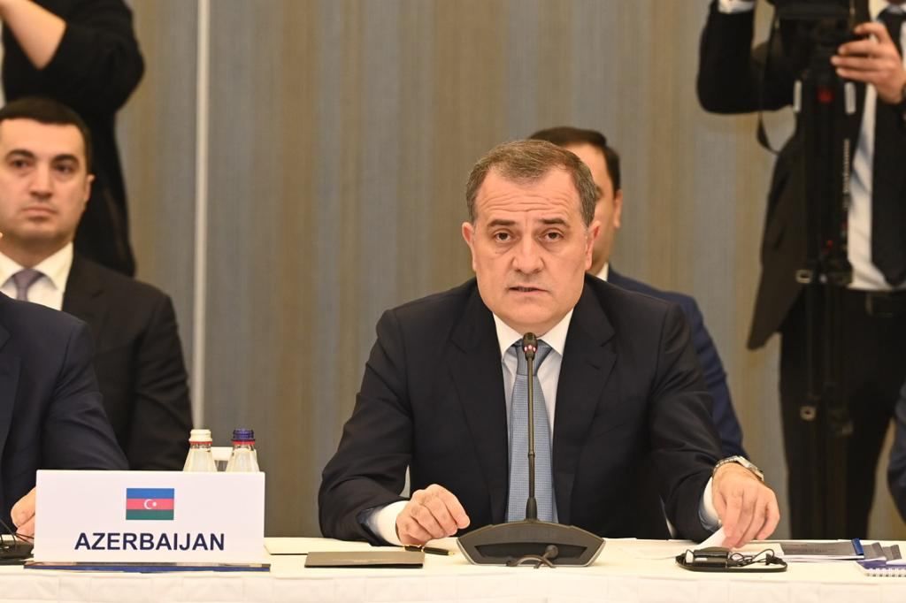 Azerbaijani FM participates in Ministerial Meeting of Trans-Caspian Connectivity [PHOTO] - Gallery Image