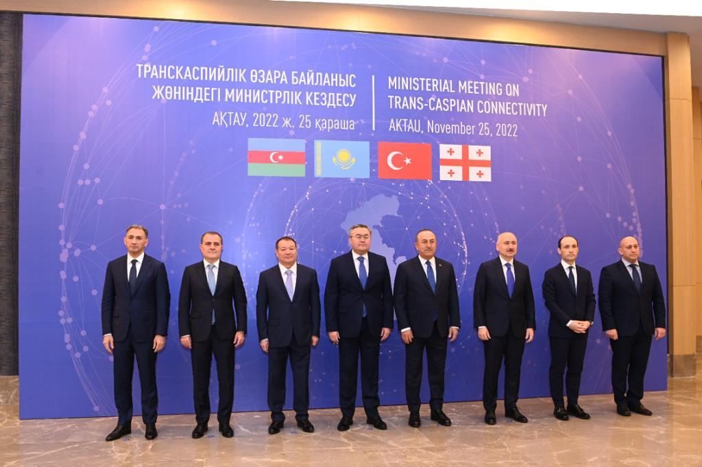 Azerbaijani FM participates in Ministerial Meeting of Trans-Caspian Connectivity [PHOTO] - Gallery Image