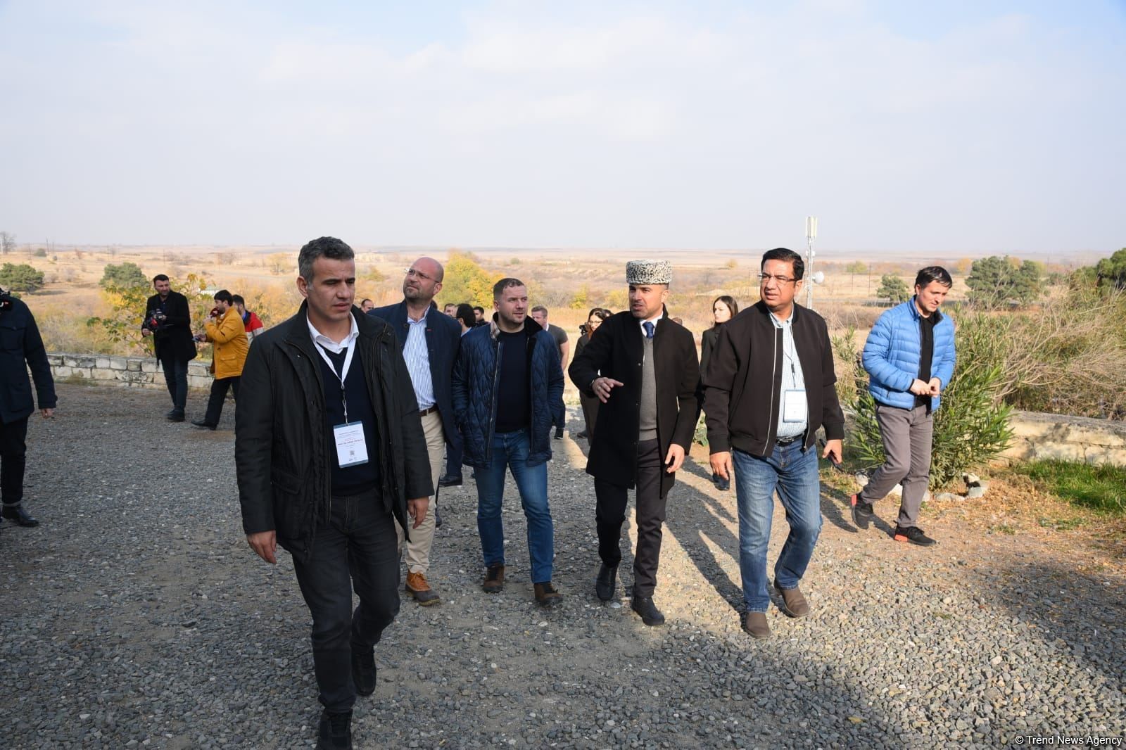 Participants of Baku international conference visit liberated Aghdam [PHOTO] - Gallery Image