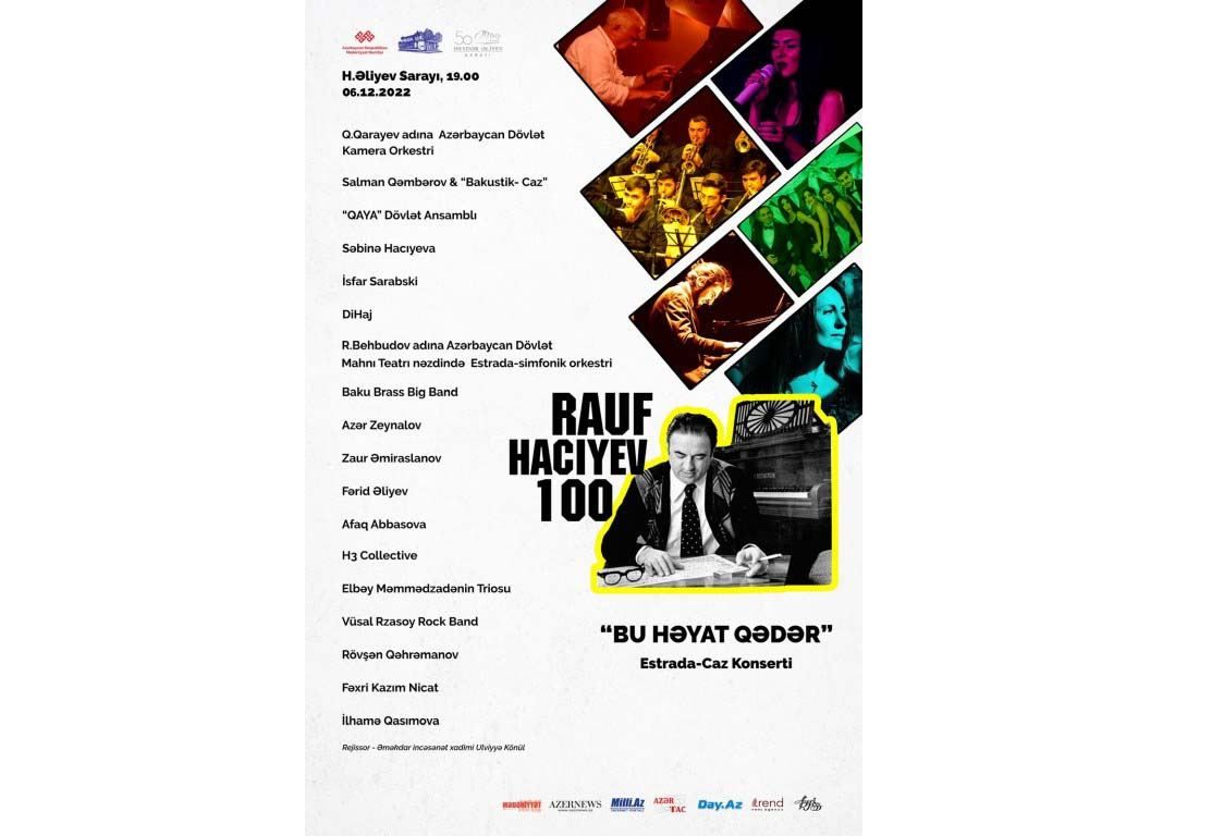 Rauf Hajiyev-100 Music Festival to be held in  Baku & Ganja [PHOTO] - Gallery Image