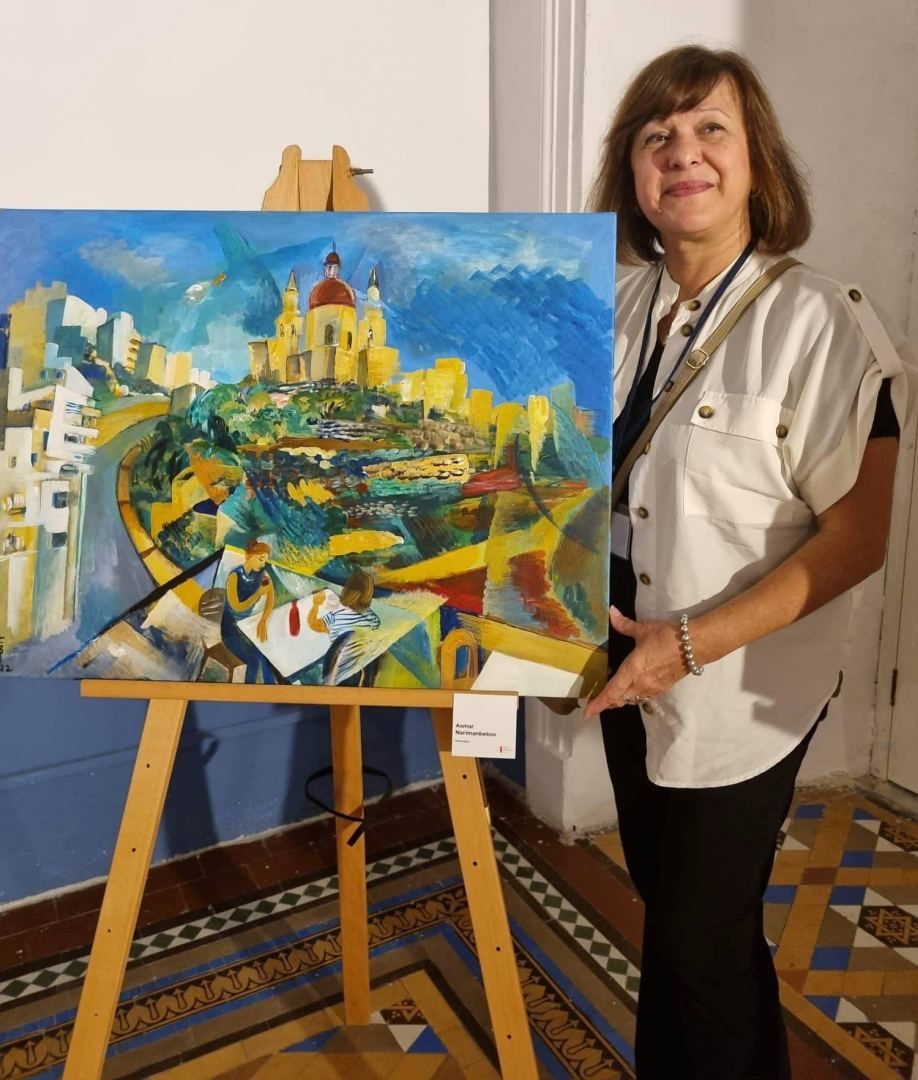 Azerbaijani artist receives great acclaim at Art Camp Malta [PHOTO] - Gallery Image