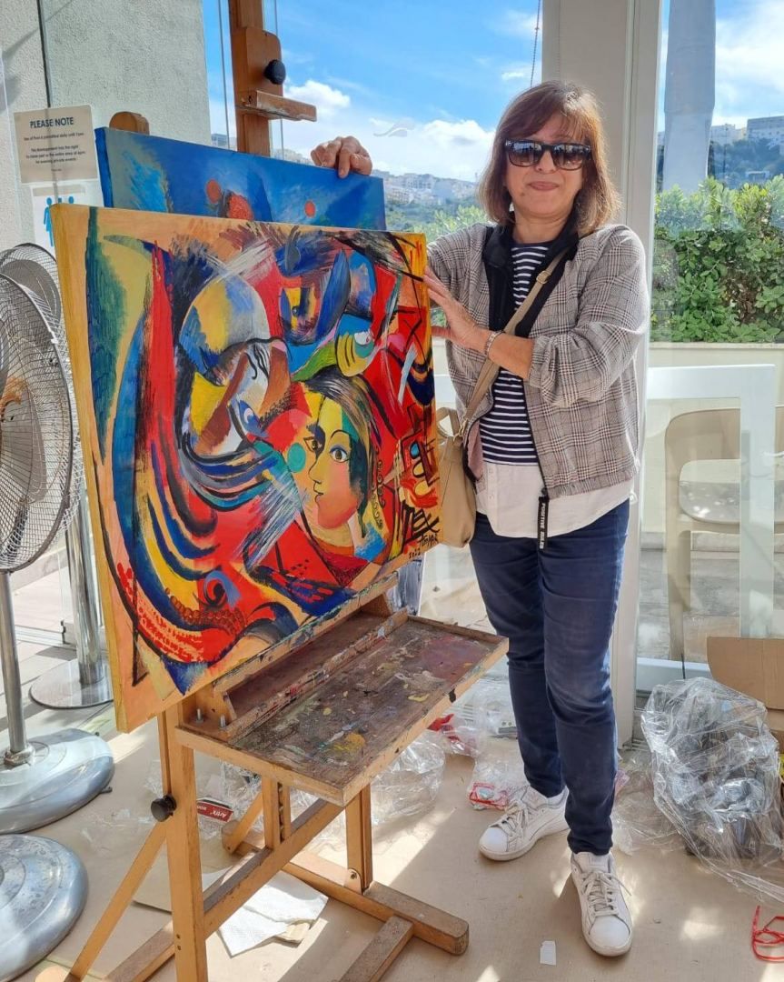 Azerbaijani artist receives great acclaim at Art Camp Malta [PHOTO] - Gallery Image