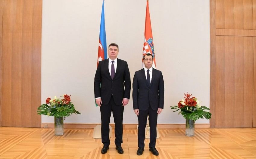 Azerbaijani ambassadors present credentials to heads of host nations [PHOTO] - Gallery Image