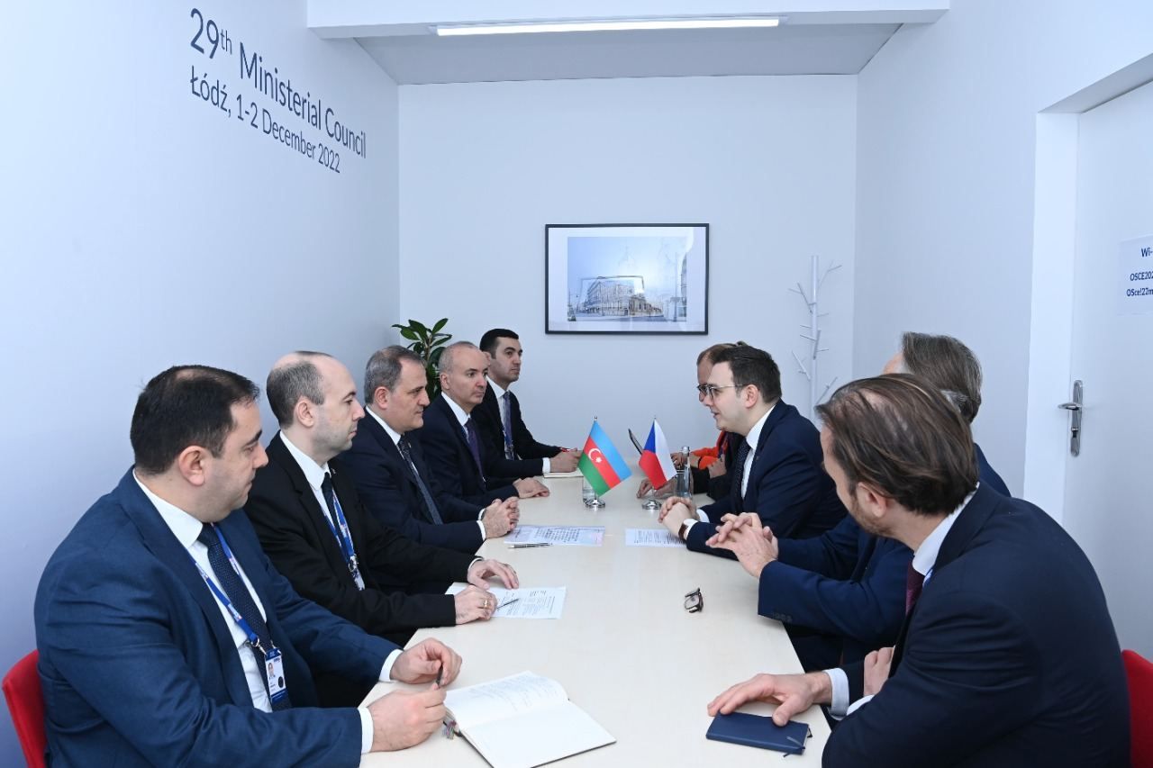 Azerbaijan's FM meets with his Czech counterpart