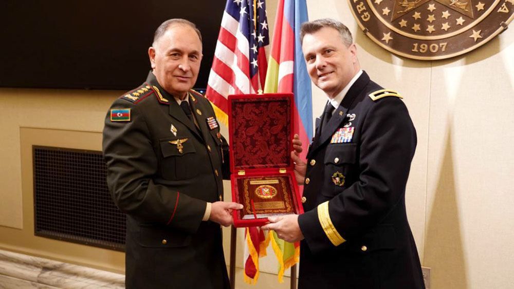 Azerbaijani, US officials discuss military co-op [PHOTO] - Gallery Image