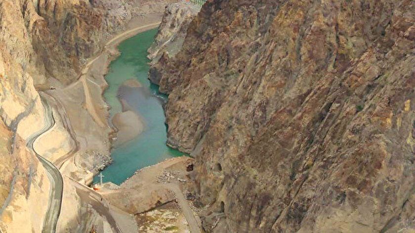 Turkiye's tallest dam fifth in the world with 275 meters in height