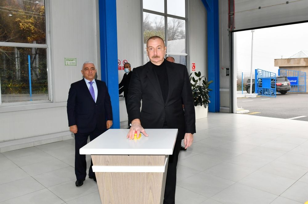 Azerbaijani president commissions a cascade of Oghuz small hydropower plants [PHOTO]
