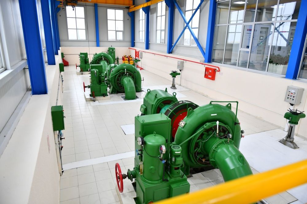 Azerbaijani president commissions a cascade of Oghuz small hydropower plants [PHOTO] - Gallery Image