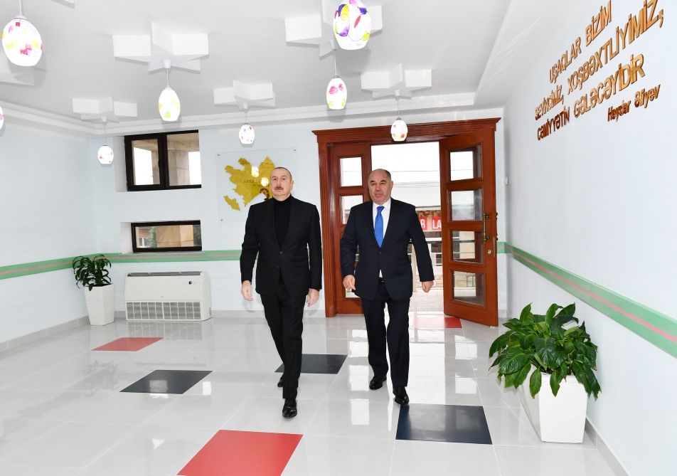 Orphanage-kindergarten constructed on initiative of Heydar Aliyev Foundation commissioned in Oghuz [PHOTO/VIDEO]