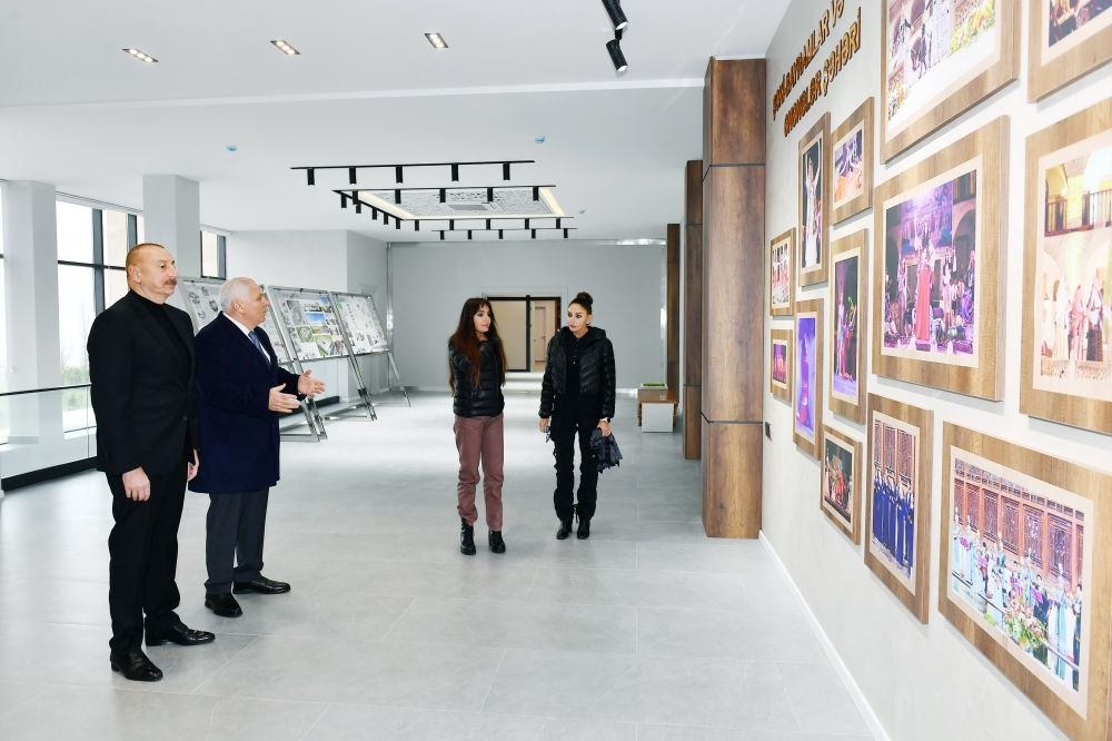 President Ilham Aliyev views conditions created in new administrative building of Shaki City Executive Authority [PHOTO/VIDEO]