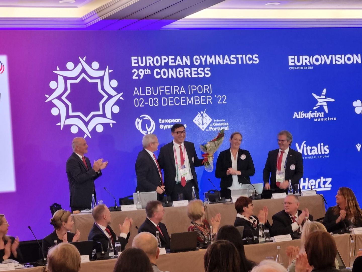 Azerbaijani sports minister re-elected president of European Gymnastics Union [PHOTO]