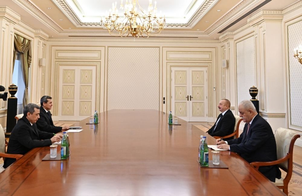 President Ilham Aliyev receives Turkmen deputy prime minister [UPDATE]