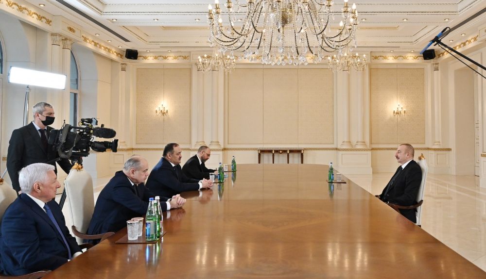 President Ilham Aliyev receives Head of Russia's Dagestan Republic [UPDATE]