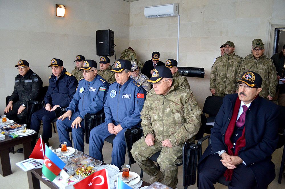 Azerbaijani, Turkish defense chiefs observe Fraternal Fist drills [PHOTO/VIDEO] - Gallery Image