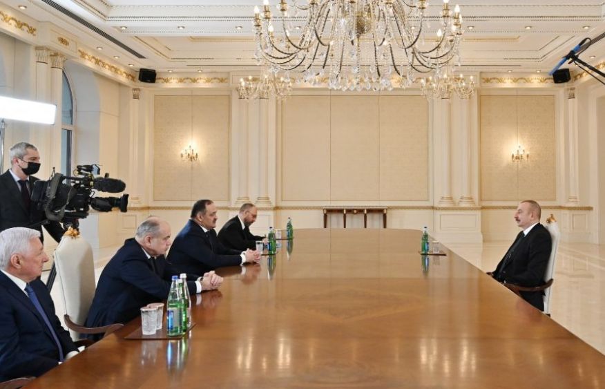 President Ilham Aliyev receives Head of Russia's Dagestan Republic