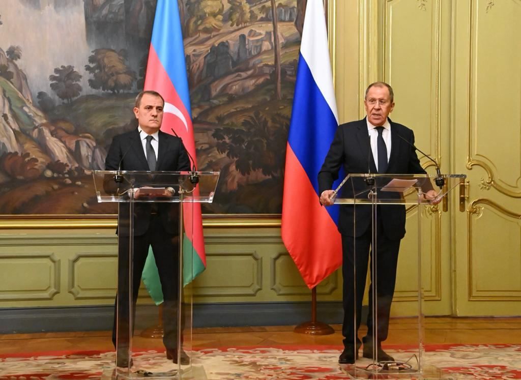 Azerbaijani, Russian foreign ministers mull Karabakh, peace deal with Armenia in Moscow