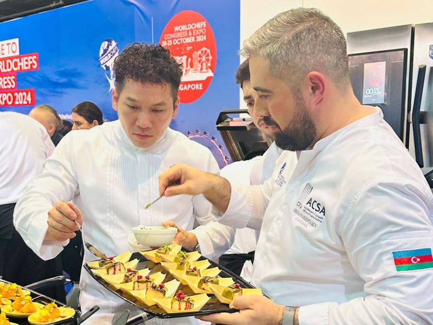 Azerbaijani chefs showcase samples of gastronomic tourism in  Luxembourg [PHOTO] - Gallery Image