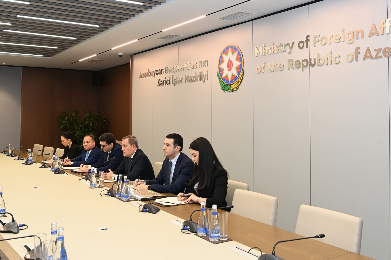 Azerbaijani top diplomat, EU delegation discuss co-op [PHOTO]