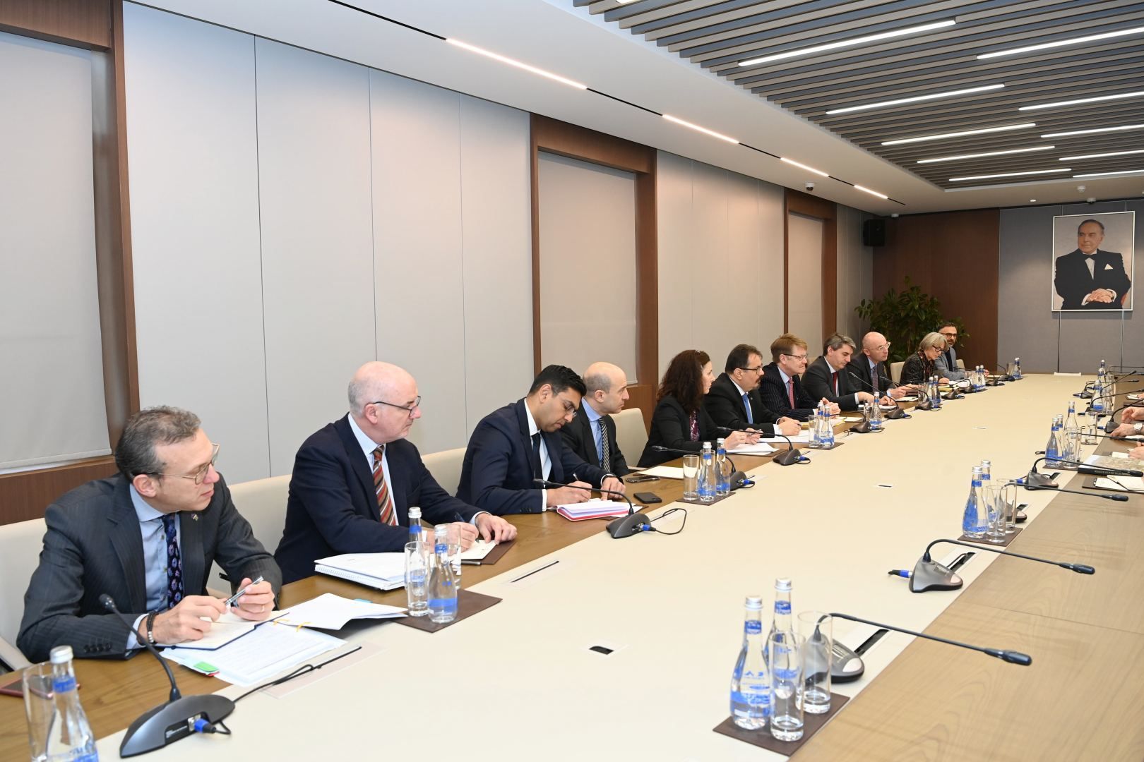 Azerbaijani top diplomat, EU delegation discuss co-op [PHOTO] - Gallery Image