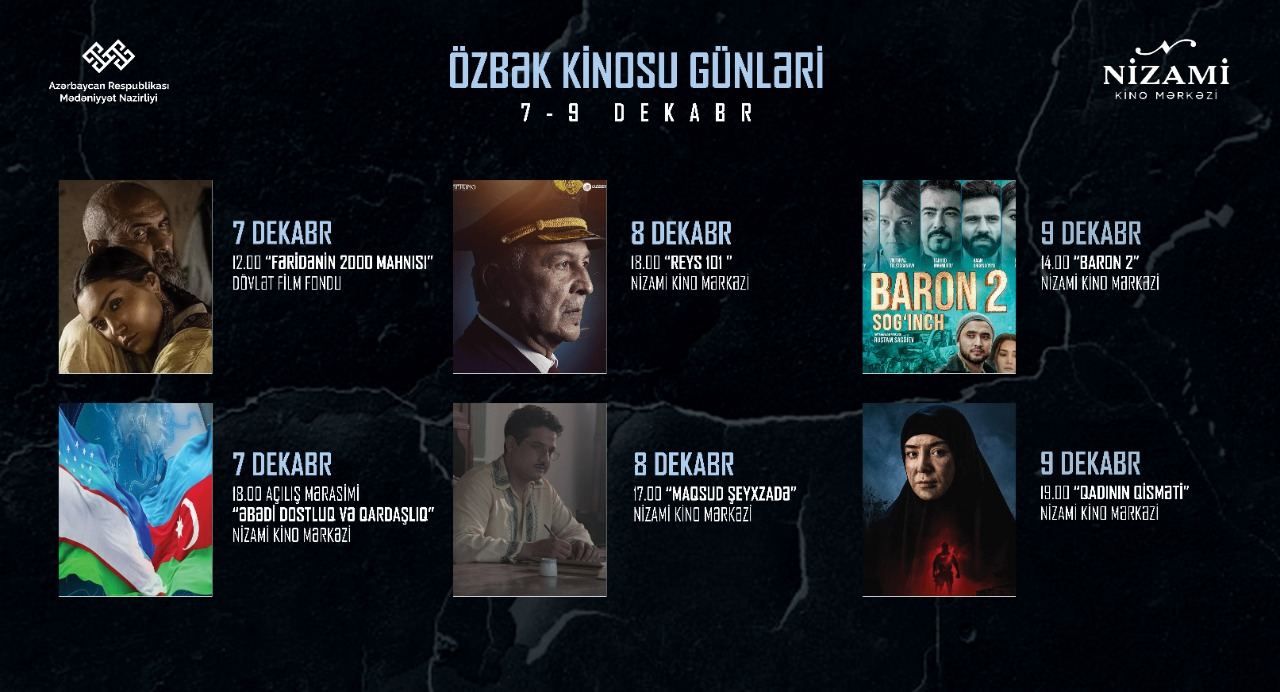 Uzbek Cinema Days starting in Baku today [PHOTO]